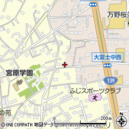 静岡県富士宮市万野原新田4091周辺の地図