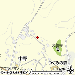 千葉県夷隅郡大多喜町中野344周辺の地図