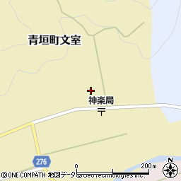 兵庫県丹波市青垣町文室97周辺の地図
