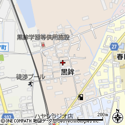 愛知県春日井市黒鉾町黒鉾126-1周辺の地図