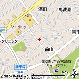 愛知県名古屋市守山区上志段味前山1441周辺の地図
