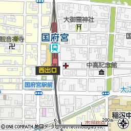 稲沢警察署国府宮交番周辺の地図