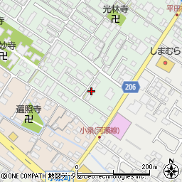 株式会社デジ・プリント滋賀周辺の地図
