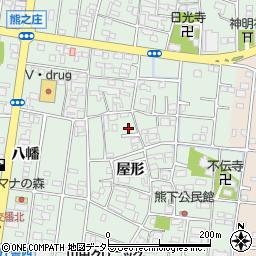 愛知県北名古屋市熊之庄屋形3284周辺の地図