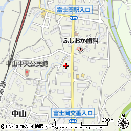 静岡県御殿場市中山643-2周辺の地図
