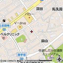愛知県名古屋市守山区上志段味前山周辺の地図