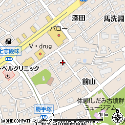 愛知県名古屋市守山区上志段味（前山）周辺の地図