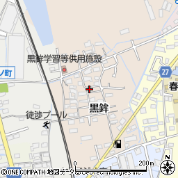 愛知県春日井市黒鉾町黒鉾125周辺の地図