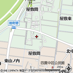 愛知県稲沢市祖父江町拾町野屋敷間周辺の地図