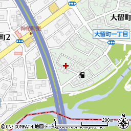 愛知県春日井市大留町周辺の地図