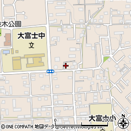 静岡県富士宮市万野原新田4017周辺の地図
