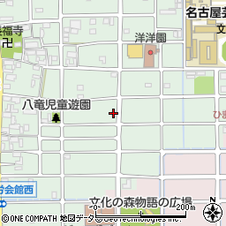 愛知県北名古屋市法成寺（米田）周辺の地図