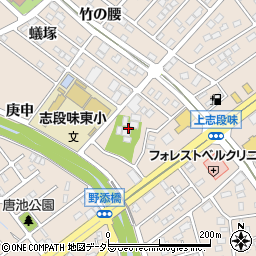 愛知県名古屋市守山区上志段味道光周辺の地図