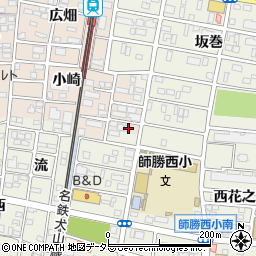 愛知県北名古屋市徳重小崎39周辺の地図