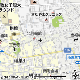 愛知県稲沢市稲沢町札ノ辻周辺の地図