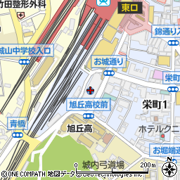 小田原駅東口駐車場周辺の地図