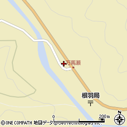 長野県根羽村（下伊那郡）万場瀬周辺の地図