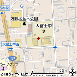 静岡県富士宮市万野原新田4115周辺の地図