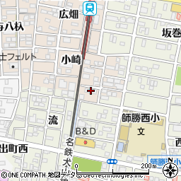 愛知県北名古屋市徳重小崎37周辺の地図