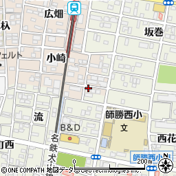 愛知県北名古屋市徳重小崎39-1周辺の地図