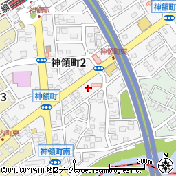 愛知県春日井市神領町2丁目周辺の地図