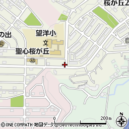 リパーク横須賀桜が丘１丁目駐車場周辺の地図