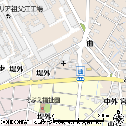 愛知県稲沢市祖父江町祖父江外平周辺の地図
