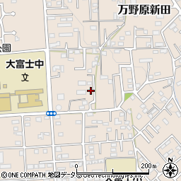 静岡県富士宮市万野原新田4018周辺の地図