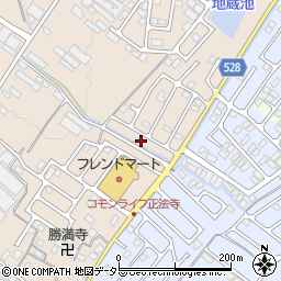 滋賀県彦根市地蔵町12-16周辺の地図