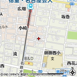 愛知県北名古屋市徳重小崎40周辺の地図
