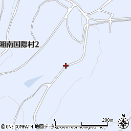 神奈川県横須賀市湘南国際村周辺の地図