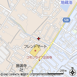 滋賀県彦根市地蔵町12-18周辺の地図