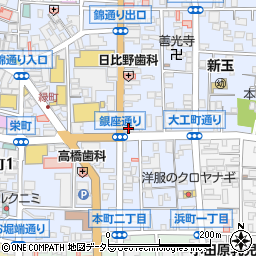 二宮呉服店周辺の地図