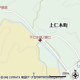 下仁木城ノ腰口周辺の地図