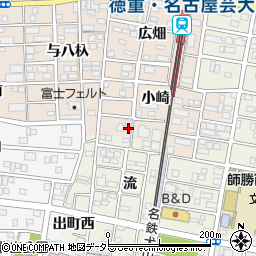 愛知県北名古屋市徳重小崎13周辺の地図
