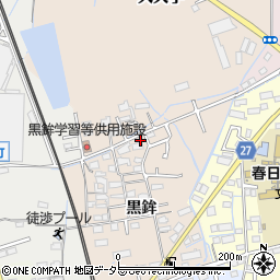 愛知県春日井市黒鉾町黒鉾110周辺の地図
