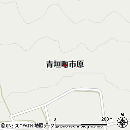兵庫県丹波市青垣町市原周辺の地図