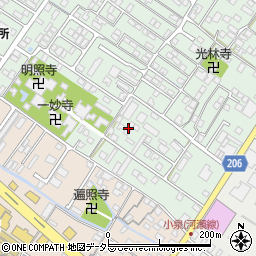 三明荘周辺の地図