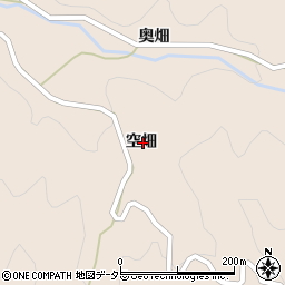 愛知県豊田市押山町空畑周辺の地図