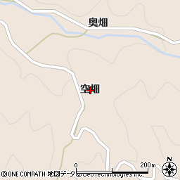愛知県豊田市押山町（空畑）周辺の地図
