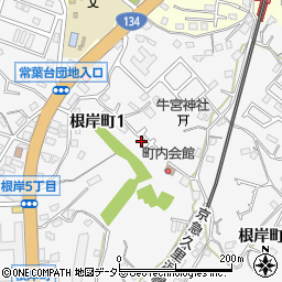 〒239-0807 神奈川県横須賀市根岸町の地図