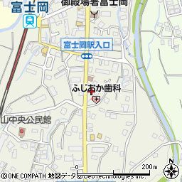静岡県御殿場市中山462周辺の地図