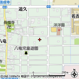 愛知県北名古屋市法成寺周辺の地図