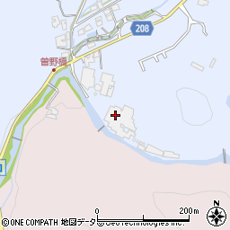 朝日珪砂鉱業株式会社　曽野工場周辺の地図