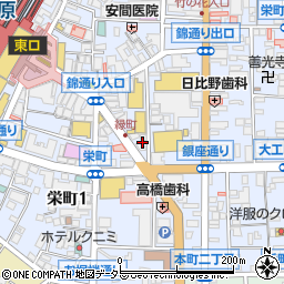 大黒屋小田原店周辺の地図