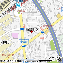 愛知県春日井市神領町2丁目19周辺の地図