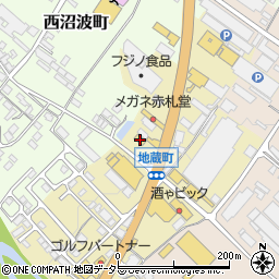 セブンイレブン彦根地蔵町店周辺の地図