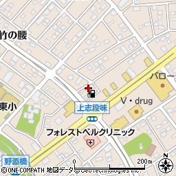 愛知県名古屋市守山区上志段味（羽根）周辺の地図