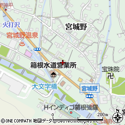 箱根宮城野歯科診療所周辺の地図
