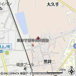 愛知県春日井市黒鉾町大久手91周辺の地図